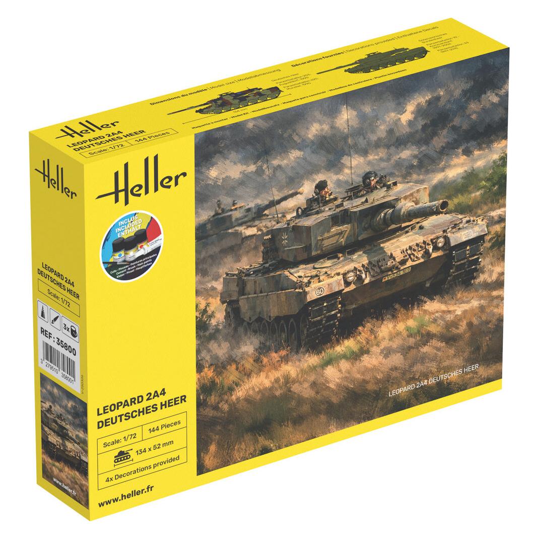 Heller STARTER KIT Leopard 2A4 - Deutsches Heer (35800)