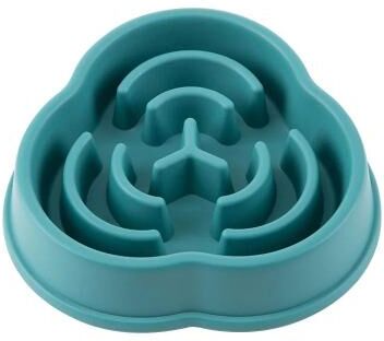 Uplifted Goods Slow Feed Dog Bowl Anti Overturning Dog Food Bowl green 8.15 X 1.85in
