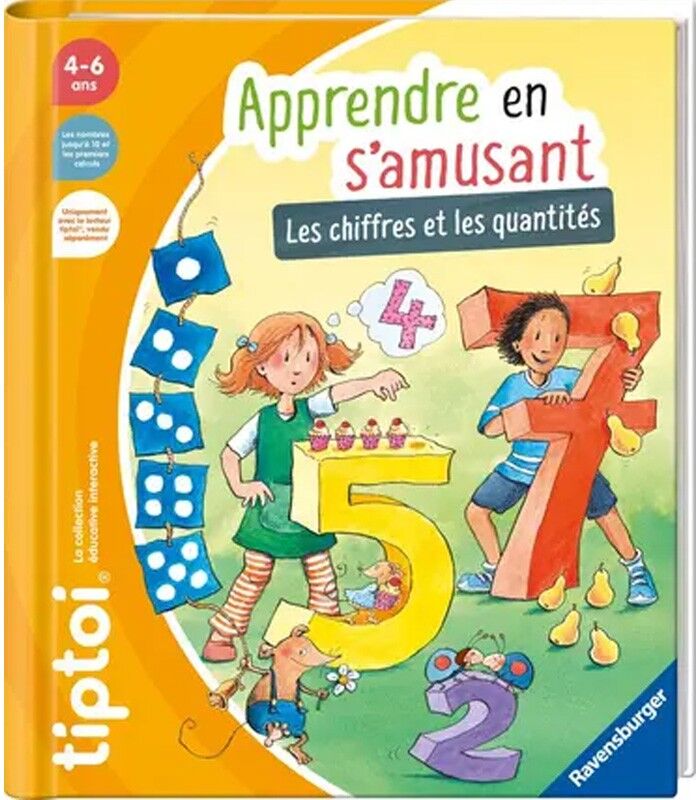 Tiptoi Apprendre en s'amusant : Les chiffres et les quantités - Ravensburger