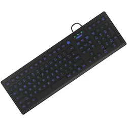 KeySonic Tastatur Full Size Hygiene Industrietastatur für Windows (DE, Kabelgebunden), Tastatur, Schwarz