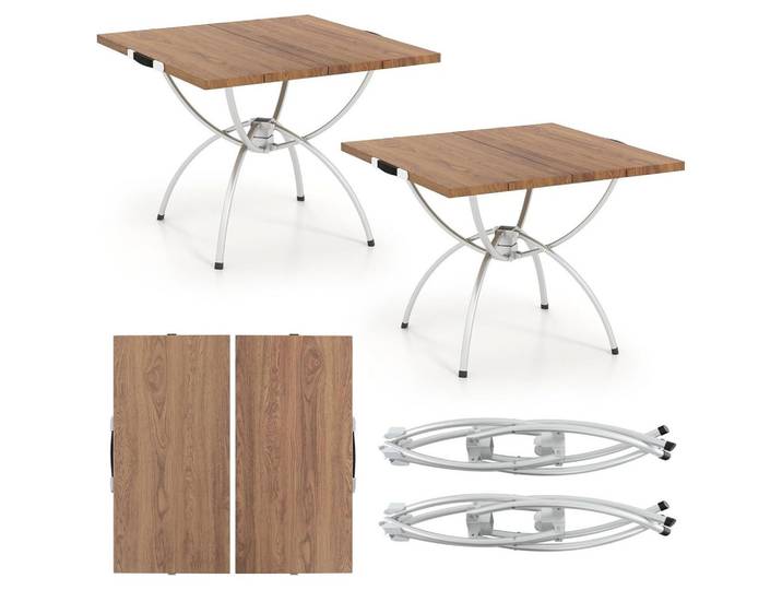 CAMPINGTISCH Natur(2er-Set)