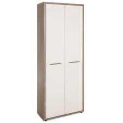 Composad Aktenschrank Disegno Holzoptik Braun, Weiß Eiche