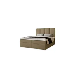 Boxbett mit Stauraum   ¦ braun ¦ Maße (cm): B: 121 H: 110
