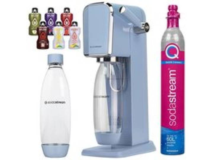 Saturateur eau gazeuse - Sodastream - Art Blue - Bouteille 1L QuickConnect - 6 sachets Bolero sans sucre