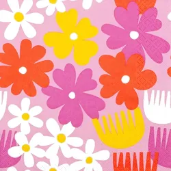Home Fashion, Mademoiselle, Lunch-Servietten aufgefaltetes Maß 33 cm x 33 cm, im Viertelfalz, 20 Stück pro Packung