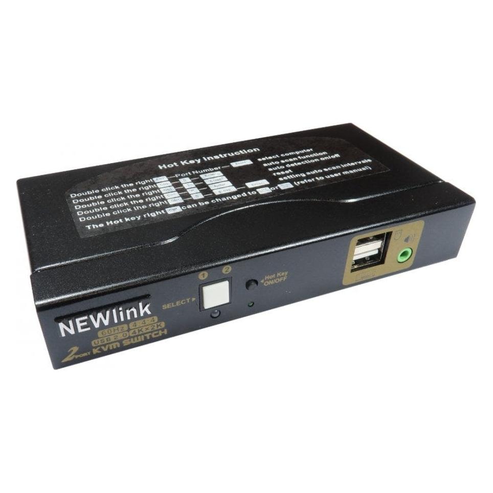 Cables Direct 2 PORT HDMI v2.0 / USB KVM SWITCH (NLKVMHDMI-22A)