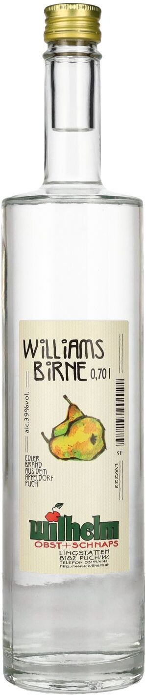 Wilhelm Spezialitäten Wilhelm Williamsbrand 39% Vol. 0,7l