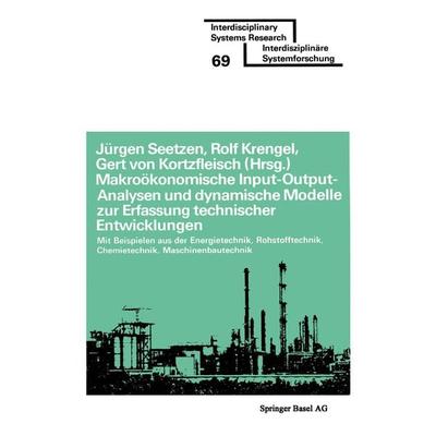 Makroökonomische Input-Output-Analysen und dynamische Modelle zur Erfassung technischer Entwicklungen, Taschenbuch von Seetzen,Krotzfleisch,Krengel,