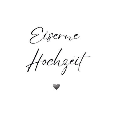 Gästebuch 'Eiserne Hochzeit'- Premium Gästebuch Blanko, Gebundene Ausgabe von Sara Klein, Bookmundo, 978-94-037-0668-9
