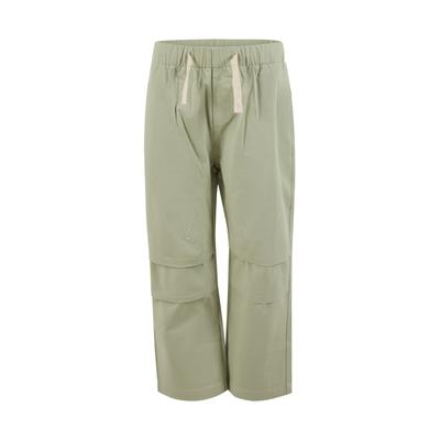 Cargohose ANOTHER COTTON LAB "Another Cotton Lab Another Loose Cargo", Mädchen, Gr. 140/146, grün, 52% Baumwolle, 48% Polyester, unifarben, loose fit, Hosen Cargohose