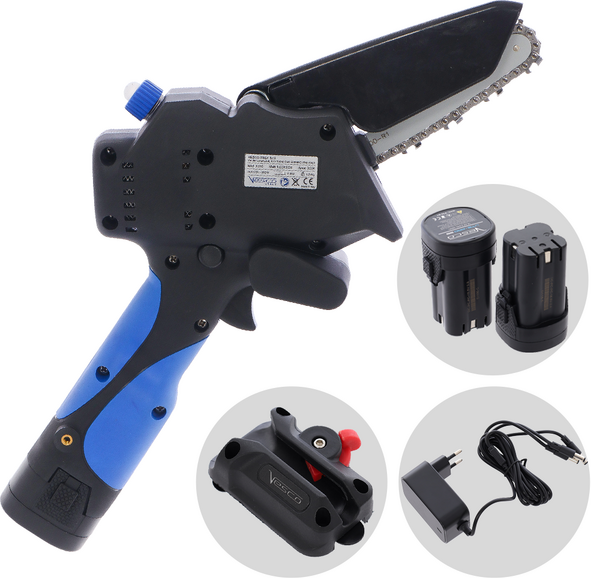 Vesco X100 - Potatore a batteria manuale - 2 batterie da 14.4V 2.6Ah