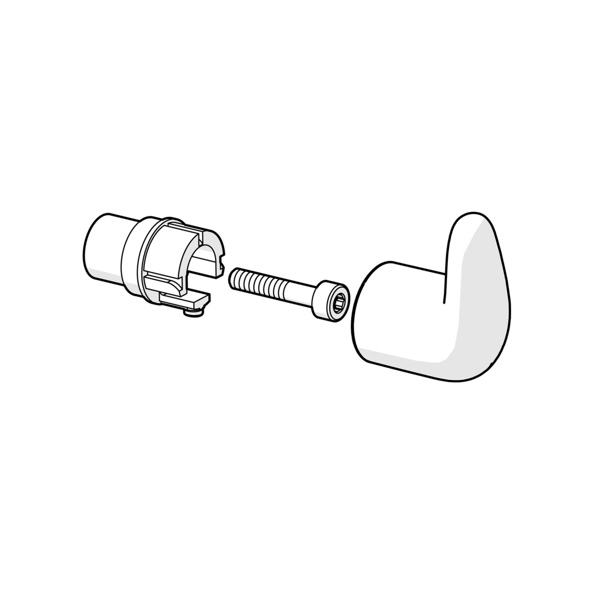 Hansa Temperaturregelung Griffgehäuse 59914100 chr)