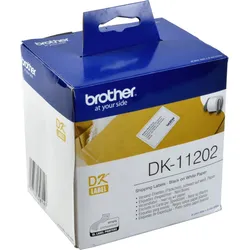 Brother PT Etiketten DK11202  weiss  62x100mm  300 St. Rolle