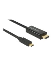 Delock Externer Videoadapter Parade PS176 USB-C HDMI Schwarz Einzelhandel (85291)