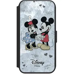 Nivocase Klapphülle für Apple iPhone 8 Handyhülle aus Kunst Leder NIVOflip schwarz Disney Vintage (Apple iPhone 8), Smartphone Hülle, Schwarz