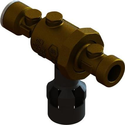 SCHLÖSSER JS Systeemseparator met aansluiting DN 20 en AG 1" x AG 1"