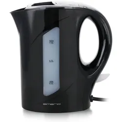 Emerio Wasserkocher 1 Liter – Überhitzungsschutz – Automatische Abschaltung – Wasserstandsanzeige – 900 W – WK-121616.1 - Schwarz