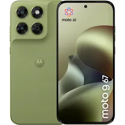 Motorola Moto G67 (256 GB, Pantone Nile, 6.78", Hybrid Dual SIM + eSIM, 5G), Smartphone, Grün