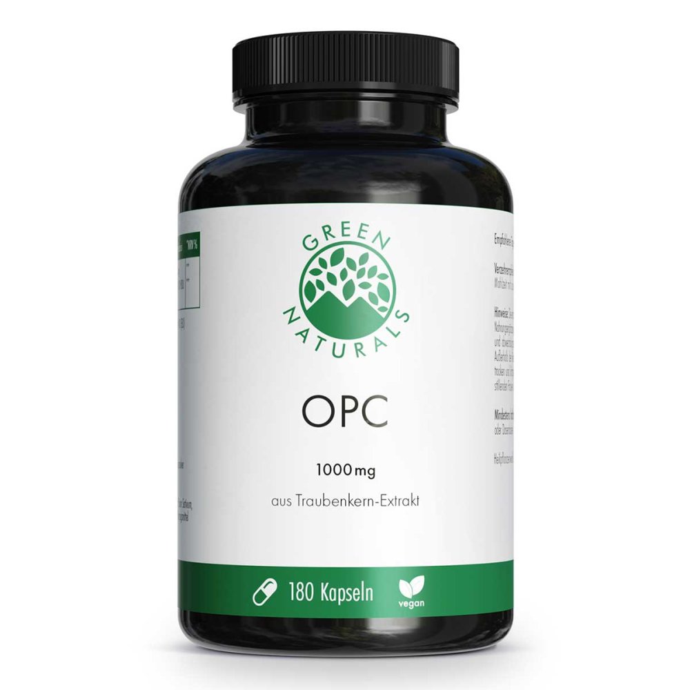 Heilpflanzenwohl GmbH GREEN NATURALS OPC 1000 mg Kapseln vegan 19403367