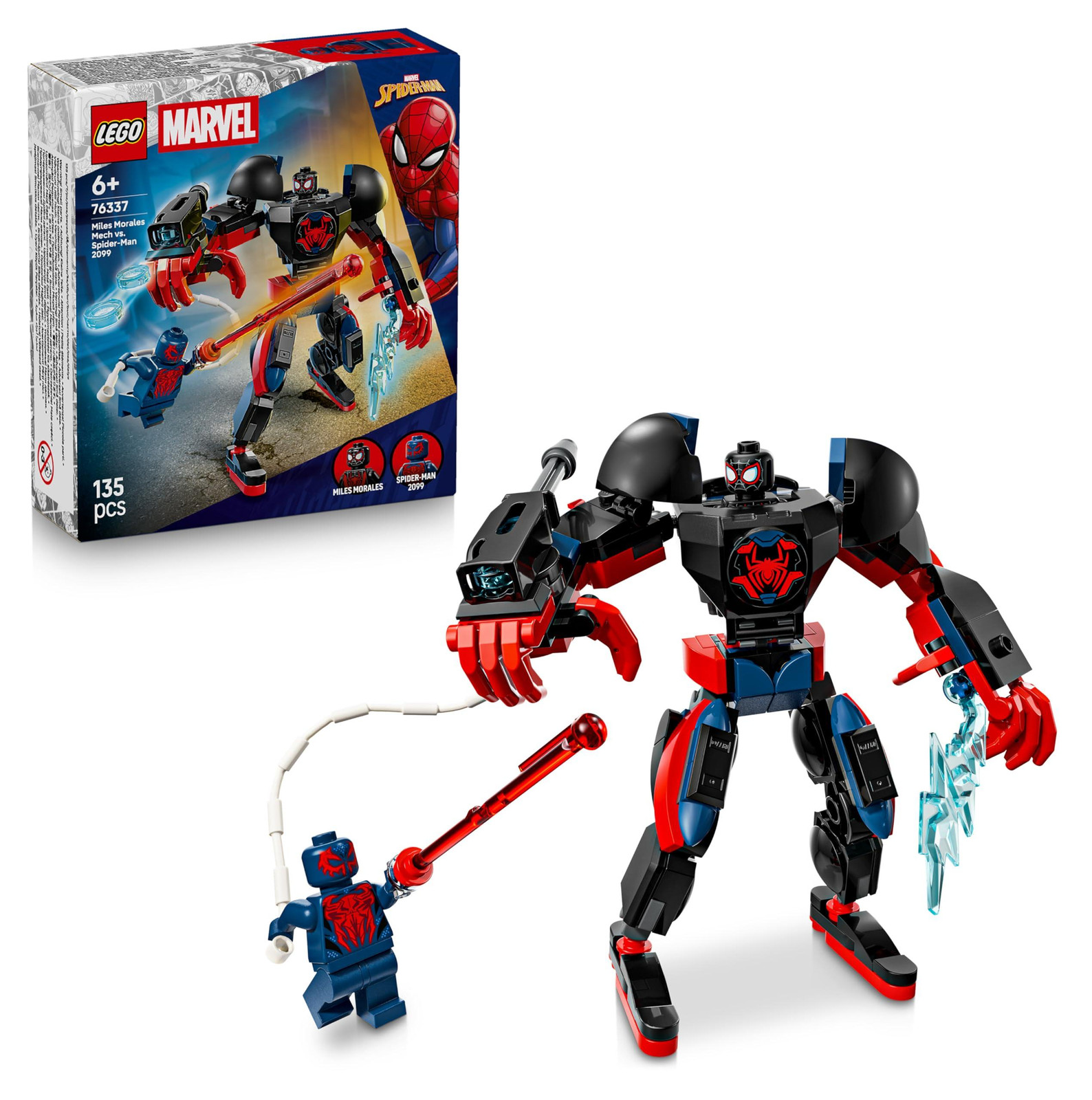 LEGO Marvel Miles Morales' Robot vs. Spider-Man 2099 76337