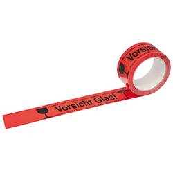 HEAD Signalklebeband Text des Aufdrucks: Vorsicht Glas (L x B) 60 m x 50 mm PP 66 m 1554064