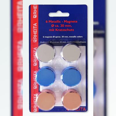 Rheita 6 Metallic-Magnete