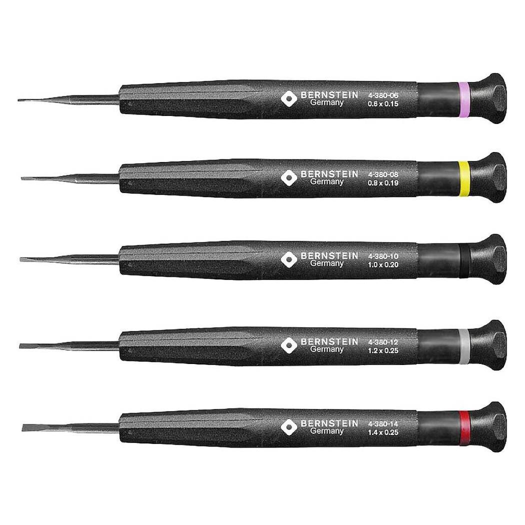 Bernstein 4-380-F Schraubendreher-Set (Schlitz) (4-380-F)