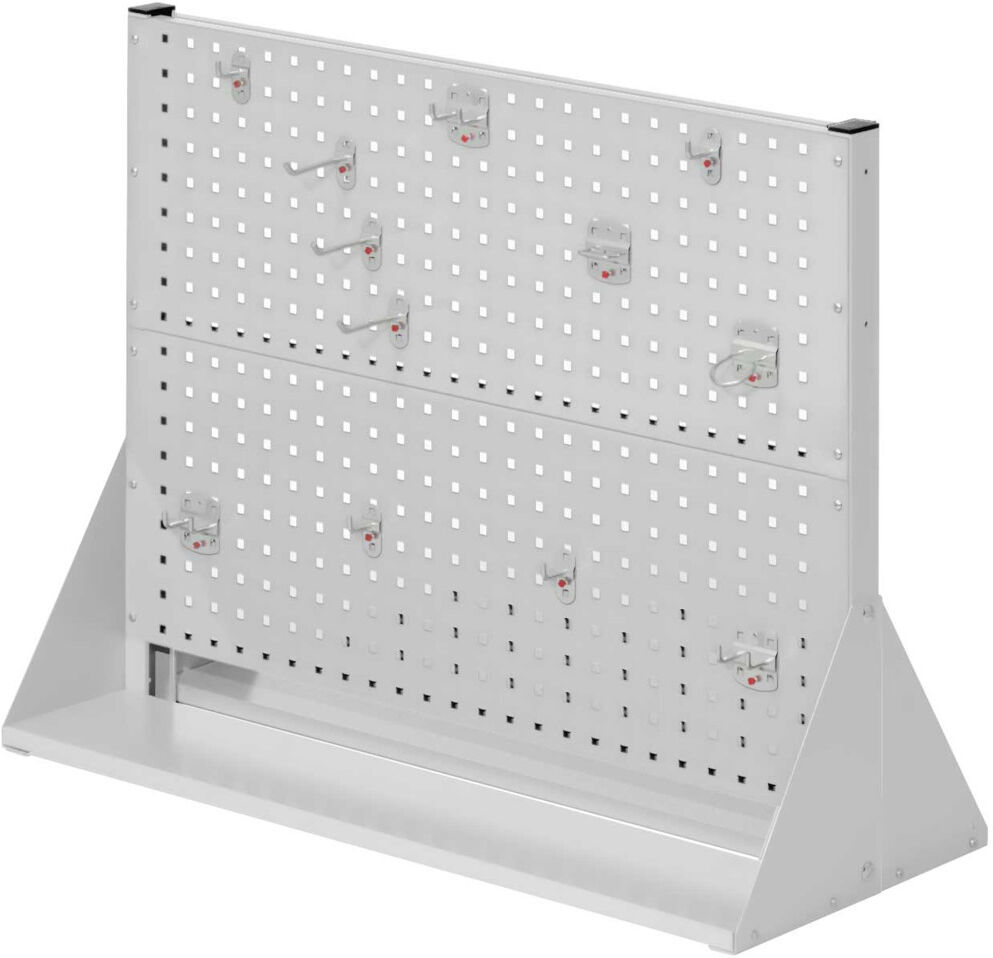 Kappes Stellwand RasterPlan Gr. 2 doppelseitig RAL 7035 mit Ausstattung 2 (7006.01.0813)