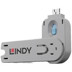 LINDY USB-A Port Schlüssel Lindy USB Type A Port Blocker Key - USB-Portblocker Blau Schlüsselschloss inkl. 1 Schlüssel 40622