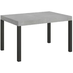Itamoby Everyday Ausziehtisch 120/380x90 cm Beton Anthrazit Beine