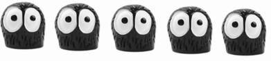 Uplift Essentials "Romantic 5 Piece ""Midnight Elf"" 3D Animated Dashboard & Interior Ornament Set black"
