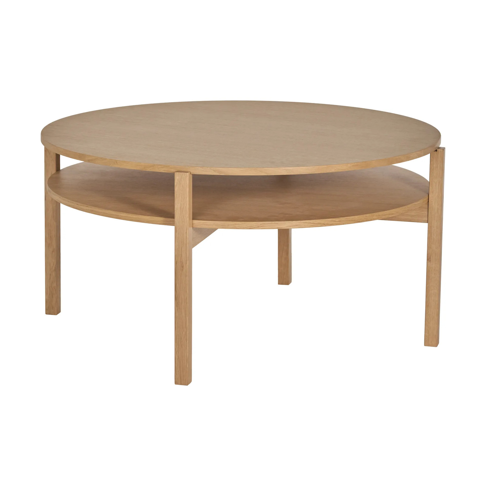 1898 Lid salontafel Witgepigmenteerd eikenhout, Ø90 cm