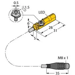 Turck, Magnet, Magnetfeldsensor (1x)