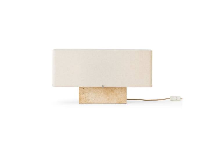 Audo Copenhagen Lampe de table Nonna 30 cm Travertine-sand