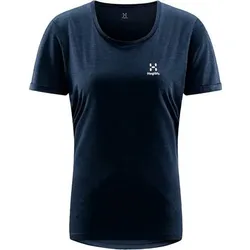 HAGLÖFS Damen Shirt Ridge Hike Tee Women, Größe L in Schwarz Schwarz