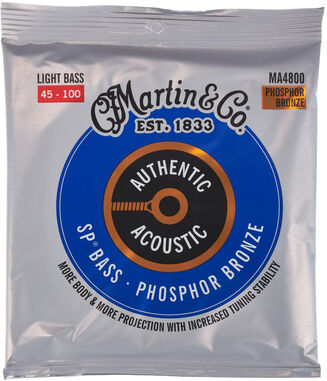Martin Guitar MA4800 Acoustic Bass Strings
