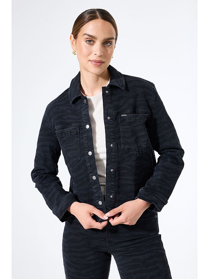 Garcia Jeansjacke in Schwarz - XS
