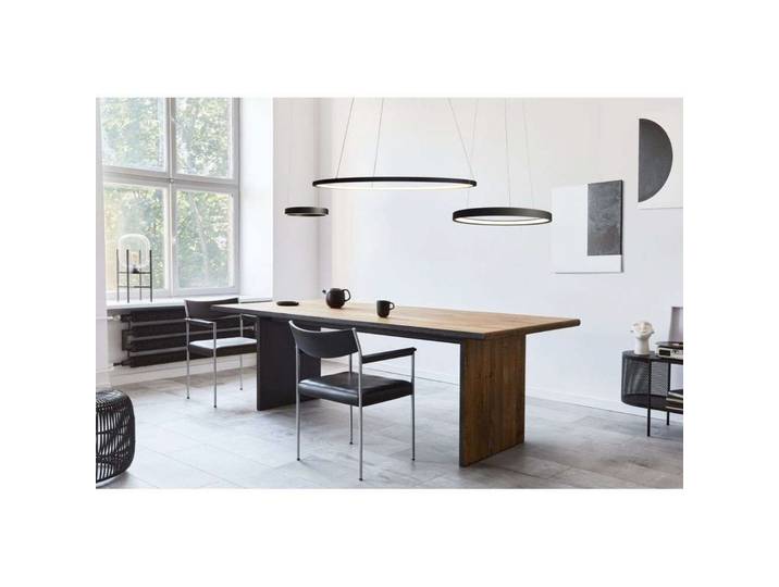 Gloria LED Pendelleuchte Ø60 Schwarz - Antidark - Esszimmer - Aluminium - Ring