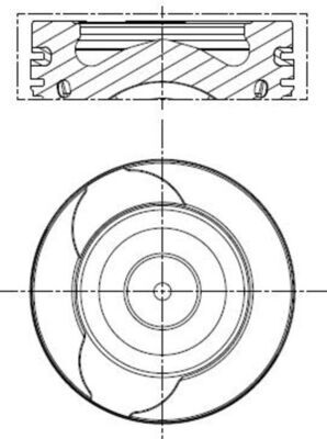 Mahle Kolben 021pi00128001