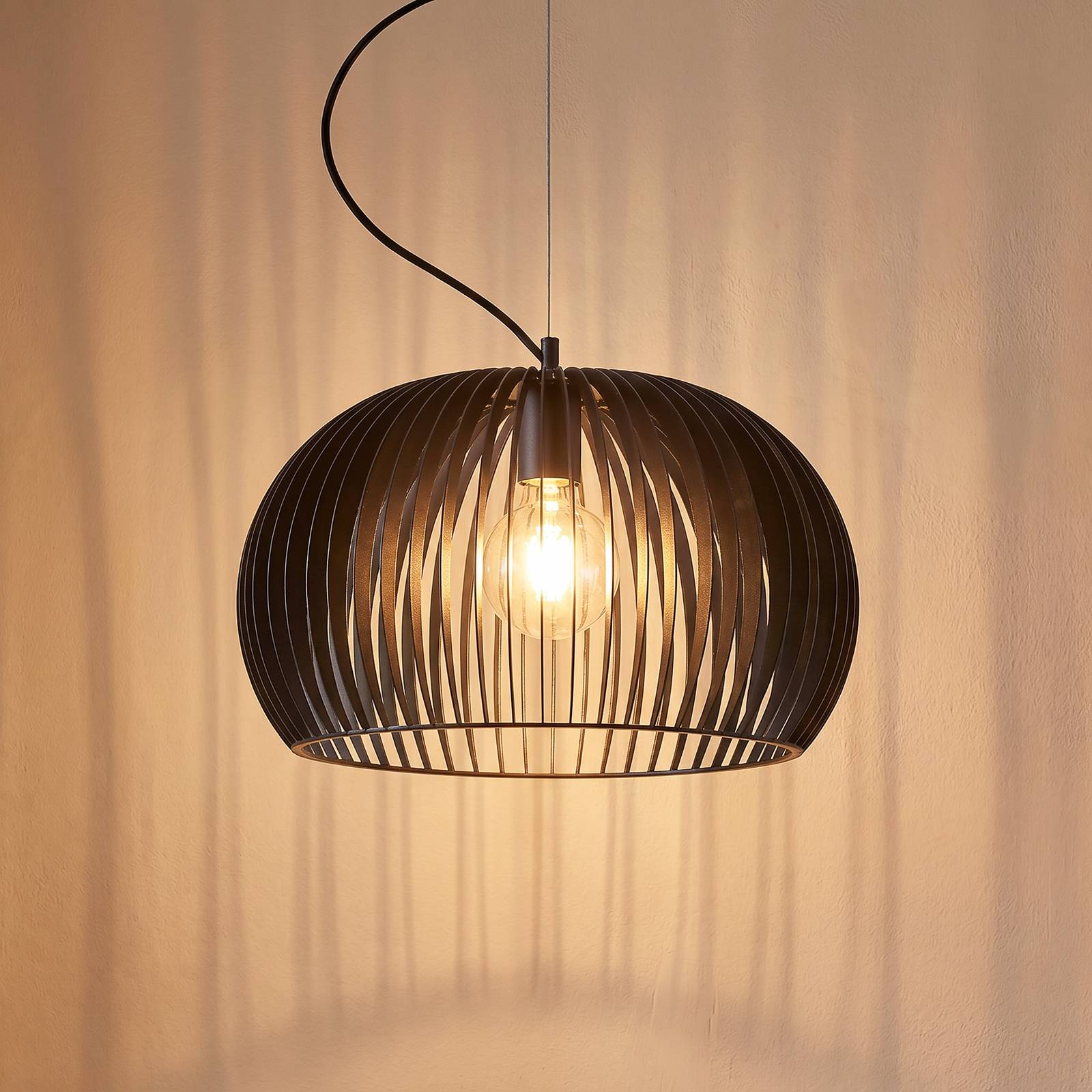 Pendant Light Jusra Lindby, dimmable, Black, Kitchen, metal, Modern, Ceiling Light