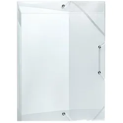 herlitz Heftbox, DIN A4, aus PP, transluzent-blau