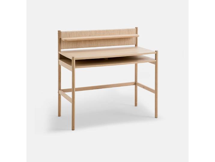 LA REDOUTE Bureau, avec corde de papier tressée, TAGA Beige