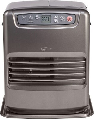 qlima Sre0031tc Stufa A Combustibile Liquido Portatile 5 Litri Potenza 3.1 Kw Colore Grigio Metallico - Sre0031tc
