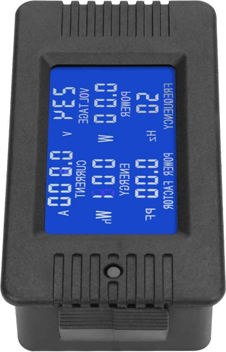 PEACEFAIR PZEM-020 Digitale Multimeter voor Spanning, Stroom en Vermogen - Zwart