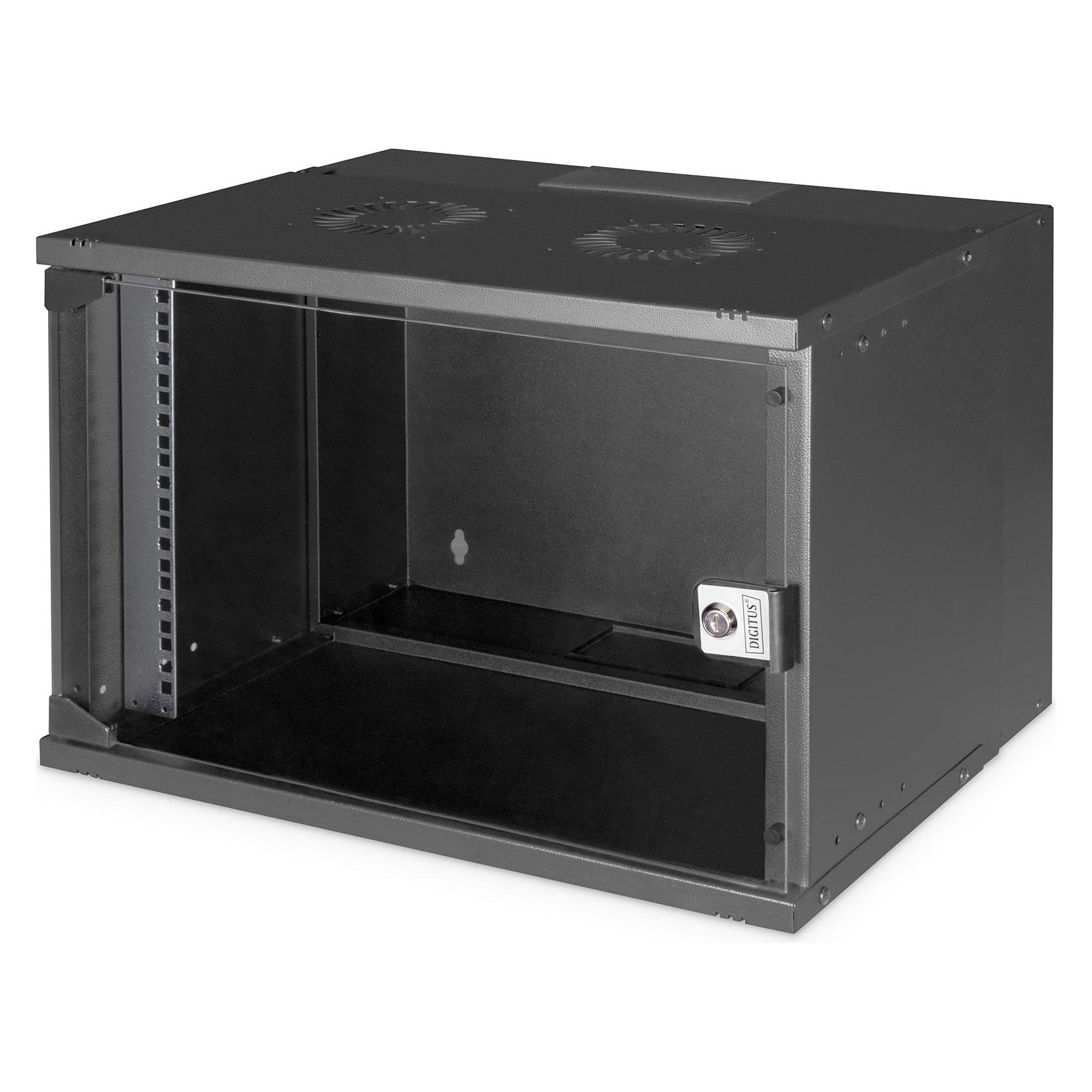 Digitus 19" 7HE Wandgehäuse, SOHO PRO 370 x 540 x 400 mm, schwarz (7 HE, 19 Zoll Rack) (DN-49203)