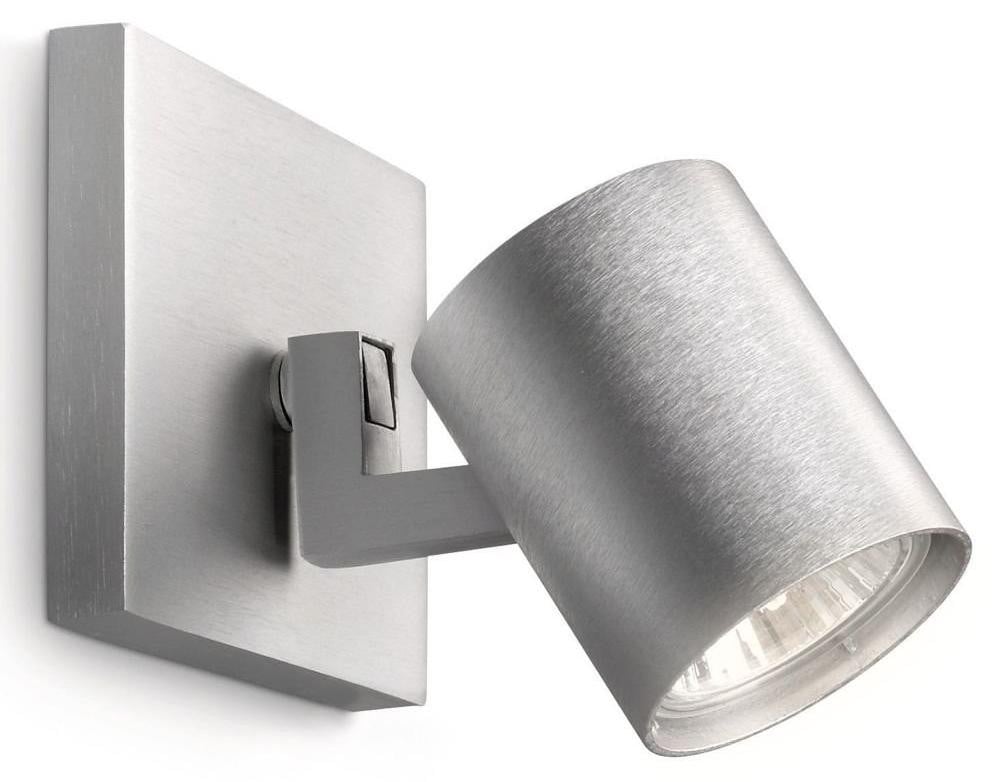 Philips myLiving Runner Inbouwspot, Dimbaar, GU10, Aluminium, Grijs/Zilver