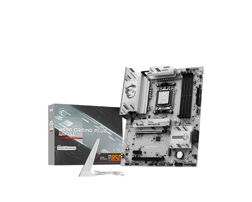 MSI B850 GAMING PLUS WIFI6E Mainboard AM5 M.2/WIFI6E/BT/HDMI/USB-C 7E80-001R