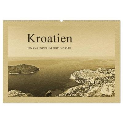 Kroatien (Wandkalender 2027 DIN A2 quer), CALVENDO Monatskalender