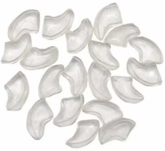 Uplift Essentials 20 Piece Soft Silicone Cat Nail Caps Safe Anti Scratch Claw Covers With Adhesive Glue clear m