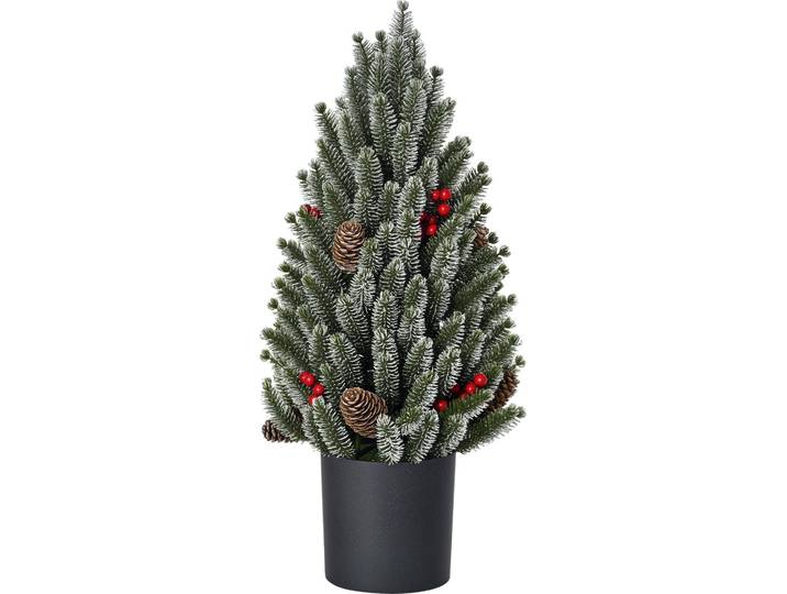 HOMCOM Künstlicher Weihnachtsbaum Tisch-Christbaum authentisch 170 Äste PE